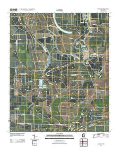 Glendora Mississippi Historical topographic map, 1:24000 scale, 7.5 X 7.5 Minute, Year 2012