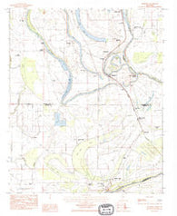 Glendora Mississippi Historical topographic map, 1:24000 scale, 7.5 X 7.5 Minute, Year 1983