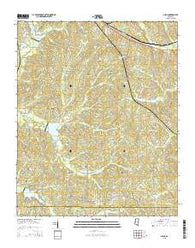 Glens Mississippi Current topographic map, 1:24000 scale, 7.5 X 7.5 Minute, Year 2015