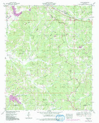 Glens Mississippi Historical topographic map, 1:24000 scale, 7.5 X 7.5 Minute, Year 1950