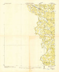 Glens Mississippi Historical topographic map, 1:24000 scale, 7.5 X 7.5 Minute, Year 1935