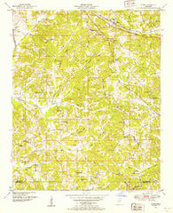 Glens Mississippi Historical topographic map, 1:24000 scale, 7.5 X 7.5 Minute, Year 1950