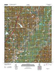 Goodman Mississippi Historical topographic map, 1:24000 scale, 7.5 X 7.5 Minute, Year 2012