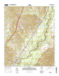 Goodman Mississippi Current topographic map, 1:24000 scale, 7.5 X 7.5 Minute, Year 2015