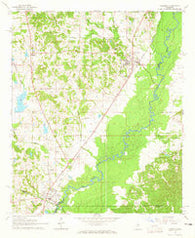Goodman Mississippi Historical topographic map, 1:24000 scale, 7.5 X 7.5 Minute, Year 1964