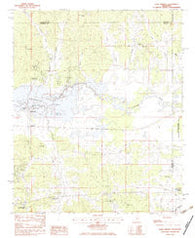 Gore Springs Mississippi Historical topographic map, 1:24000 scale, 7.5 X 7.5 Minute, Year 1983