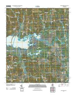 Gore Springs Mississippi Historical topographic map, 1:24000 scale, 7.5 X 7.5 Minute, Year 2012