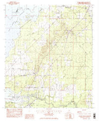 Goshen Springs Mississippi Historical topographic map, 1:24000 scale, 7.5 X 7.5 Minute, Year 1982