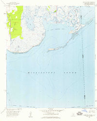 Grand Bay SW Alabama Historical topographic map, 1:24000 scale, 7.5 X 7.5 Minute, Year 1958