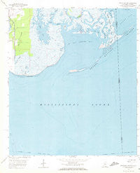 Grand Bay SW Alabama Historical topographic map, 1:24000 scale, 7.5 X 7.5 Minute, Year 1958