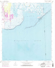 Grand Bay SW Alabama Historical topographic map, 1:24000 scale, 7.5 X 7.5 Minute, Year 1958