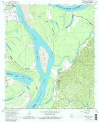 Grand Gulf Mississippi Historical topographic map, 1:24000 scale, 7.5 X 7.5 Minute, Year 1963