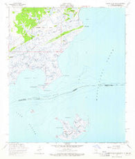 Grand Island Pass Mississippi Historical topographic map, 1:24000 scale, 7.5 X 7.5 Minute, Year 1956