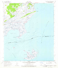 Grand Island Pass Mississippi Historical topographic map, 1:24000 scale, 7.5 X 7.5 Minute, Year 1956