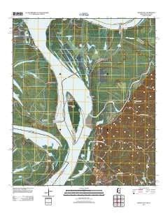 Grand Gulf Mississippi Historical topographic map, 1:24000 scale, 7.5 X 7.5 Minute, Year 2012