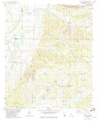 Gravel Hill Mississippi Historical topographic map, 1:24000 scale, 7.5 X 7.5 Minute, Year 1982