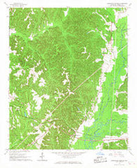 Greenwood Springs Mississippi Historical topographic map, 1:24000 scale, 7.5 X 7.5 Minute, Year 1966