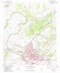 Greenwood Mississippi Historical topographic map, 1:24000 scale, 7.5 X 7.5 Minute, Year 1982