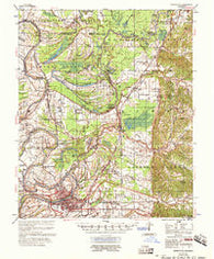 Greenwood Mississippi Historical topographic map, 1:62500 scale, 15 X 15 Minute, Year 1957