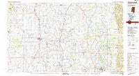 Greenwood Mississippi Historical topographic map, 1:100000 scale, 30 X 60 Minute, Year 1983