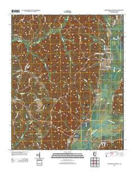 Greenwood Springs Mississippi Historical topographic map, 1:24000 scale, 7.5 X 7.5 Minute, Year 2012