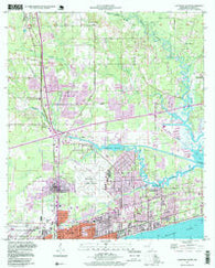 Gulfport North Mississippi Historical topographic map, 1:24000 scale, 7.5 X 7.5 Minute, Year 1994