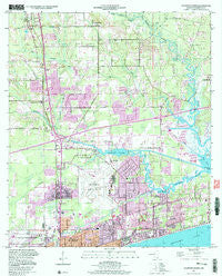 Gulfport North Mississippi Historical topographic map, 1:24000 scale, 7.5 X 7.5 Minute, Year 1994