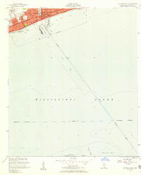 Gulfport South Mississippi Historical topographic map, 1:24000 scale, 7.5 X 7.5 Minute, Year 1954