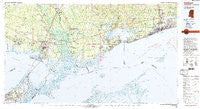 Gulfport Mississippi Historical topographic map, 1:100000 scale, 30 X 60 Minute, Year 1982