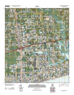 Gulfport North Mississippi Historical topographic map, 1:24000 scale, 7.5 X 7.5 Minute, Year 2012