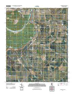 Gunnison Mississippi Historical topographic map, 1:24000 scale, 7.5 X 7.5 Minute, Year 2012