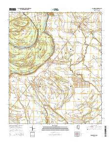 Gunnison Mississippi Current topographic map, 1:24000 scale, 7.5 X 7.5 Minute, Year 2015