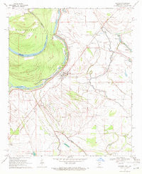 Gunnison Mississippi Historical topographic map, 1:24000 scale, 7.5 X 7.5 Minute, Year 1969