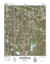Guntown Mississippi Historical topographic map, 1:24000 scale, 7.5 X 7.5 Minute, Year 2012