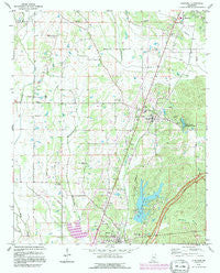 Guntown Mississippi Historical topographic map, 1:24000 scale, 7.5 X 7.5 Minute, Year 1992