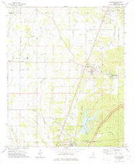 Guntown Mississippi Historical topographic map, 1:24000 scale, 7.5 X 7.5 Minute, Year 1973