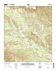 Hale Mississippi Current topographic map, 1:24000 scale, 7.5 X 7.5 Minute, Year 2015