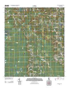 Harleston Mississippi Historical topographic map, 1:24000 scale, 7.5 X 7.5 Minute, Year 2012