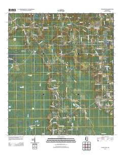 Harleston Mississippi Historical topographic map, 1:24000 scale, 7.5 X 7.5 Minute, Year 2012