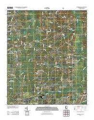 Harperville Mississippi Historical topographic map, 1:24000 scale, 7.5 X 7.5 Minute, Year 2012