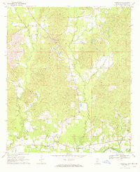 Harrisville Mississippi Historical topographic map, 1:24000 scale, 7.5 X 7.5 Minute, Year 1970