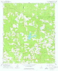 Hattiesburg SW Mississippi Historical topographic map, 1:24000 scale, 7.5 X 7.5 Minute, Year 1965