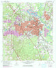 Hattiesburg Mississippi Historical topographic map, 1:24000 scale, 7.5 X 7.5 Minute, Year 1964