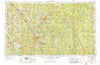 Hattiesburg Mississippi Historical topographic map, 1:250000 scale, 1 X 2 Degree, Year 1953