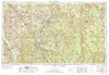 Hattiesburg Mississippi Historical topographic map, 1:250000 scale, 1 X 2 Degree, Year 1953