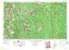 Hattiesburg Mississippi Historical topographic map, 1:250000 scale, 1 X 2 Degree, Year 1984