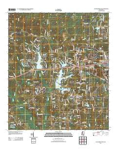 Hattiesburg SW Mississippi Historical topographic map, 1:24000 scale, 7.5 X 7.5 Minute, Year 2012