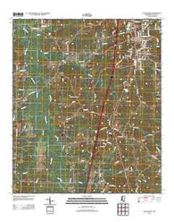 Hazlehurst Mississippi Historical topographic map, 1:24000 scale, 7.5 X 7.5 Minute, Year 2012