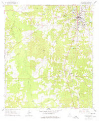 Hazlehurst Mississippi Historical topographic map, 1:24000 scale, 7.5 X 7.5 Minute, Year 1963