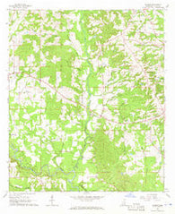 Hebron Mississippi Historical topographic map, 1:24000 scale, 7.5 X 7.5 Minute, Year 1965